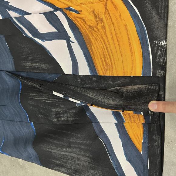 Christian Dior Sleeveless Dress Size F 34/US 2 Hook Eye Loop Closure Multicolor - Picture 3 of 8